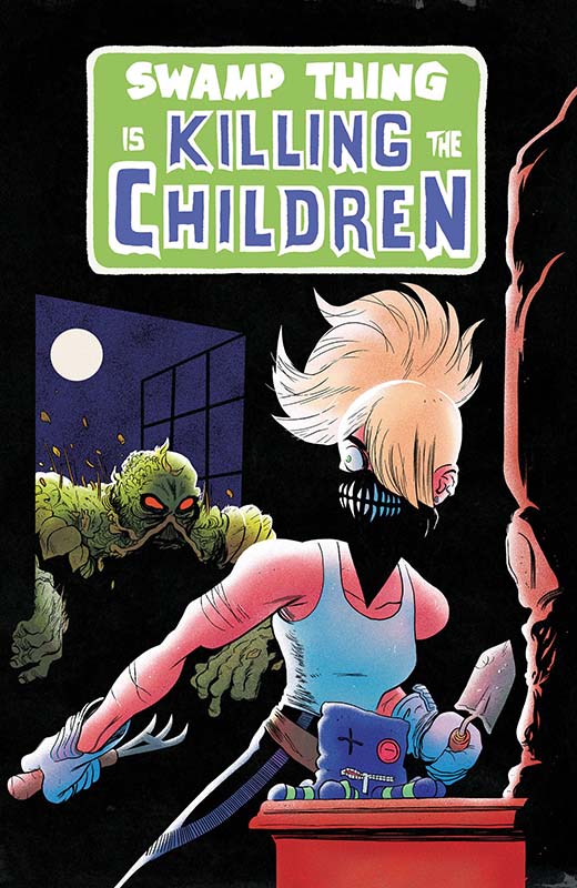 Swamp Thing is Killing the Children cover C Swamp Thing homage variant by Boss
