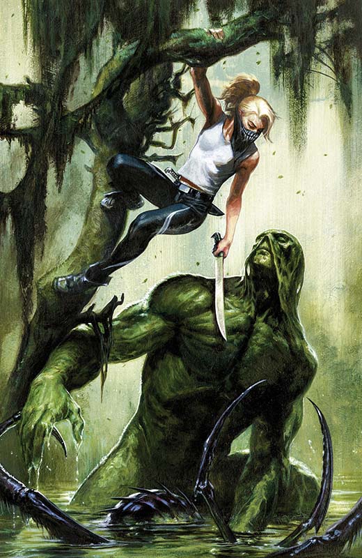 Swamp Thing is Killing the Children cover N 1 in 200 incentive by Gabriele Dell’Otto