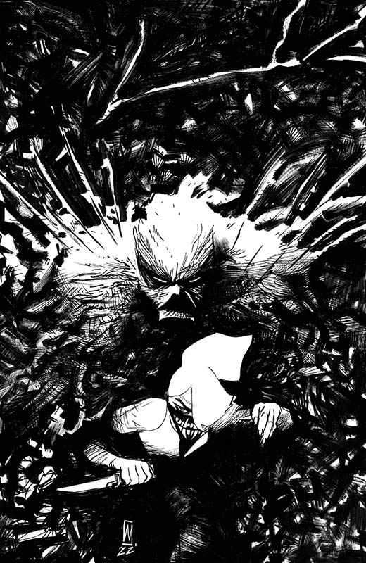 Swamp Thing is Killing the Children cover P unlimited variant by Werther Dell’Edera