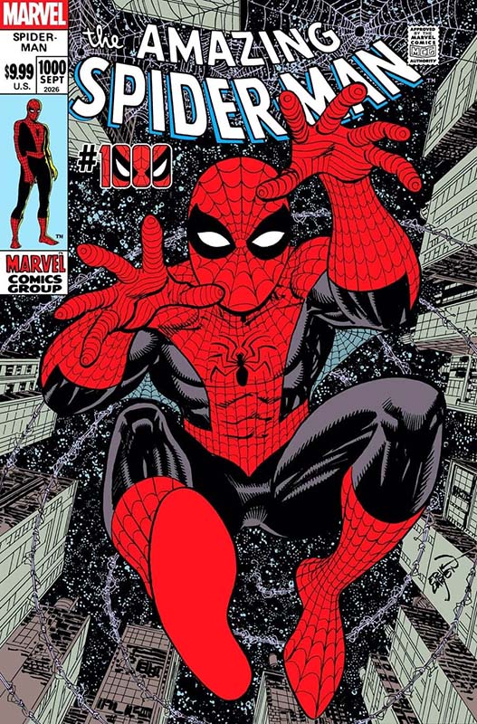 The Amazing Spider-Man #1000 variant cover by Erik Larsen