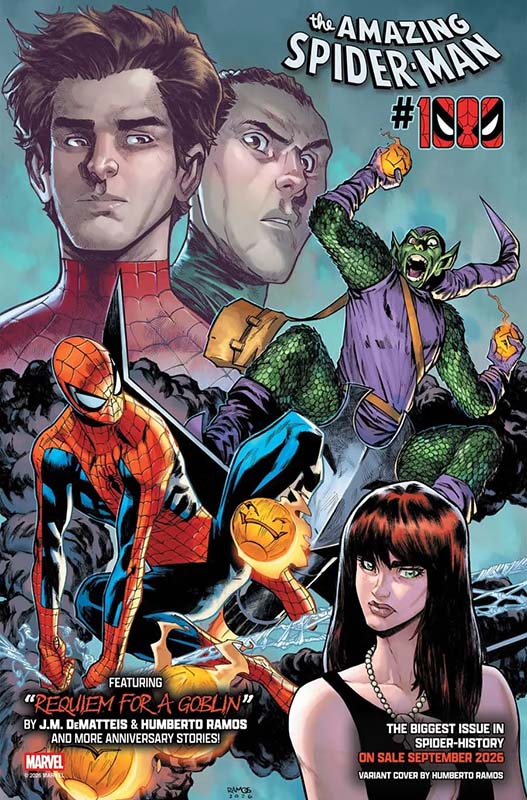 The Amazing Spider-Man #1000 variant cover by Humberto Ramos