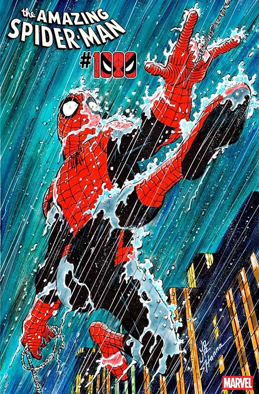 The Amazing Spider-Man #1000 variant cover by John Romita Jr.