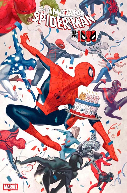 The Amazing Spider-Man #1000 variant cover by Julian Totino Tedesco
