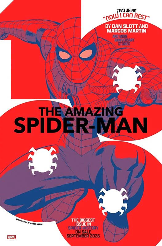 The Amazing Spider-Man #1000 variant cover by Marcos Martin