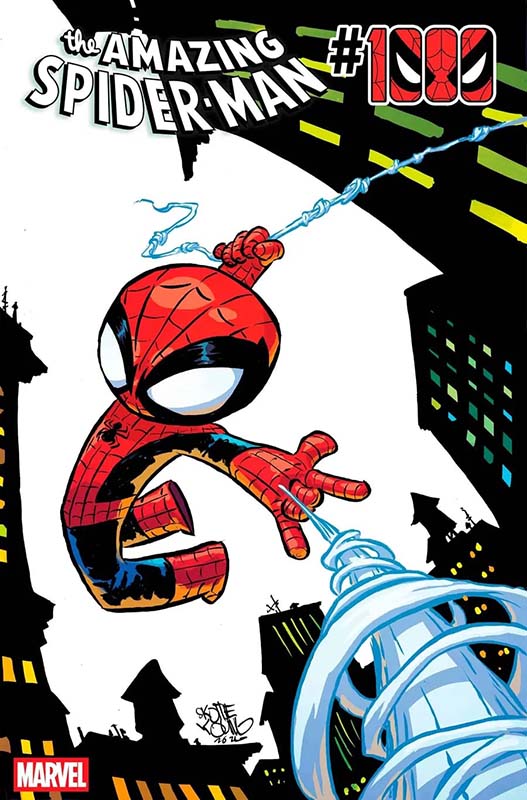The Amazing Spider-Man #1000 variant cover by Skottie Young