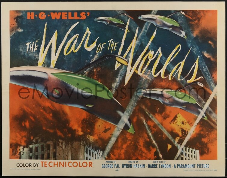 eMoviePoster War of the Worlds half-sheet