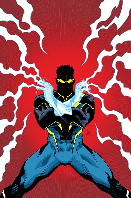 Black Lightning 50th Anniversary Special variant cover by Cully Hamner