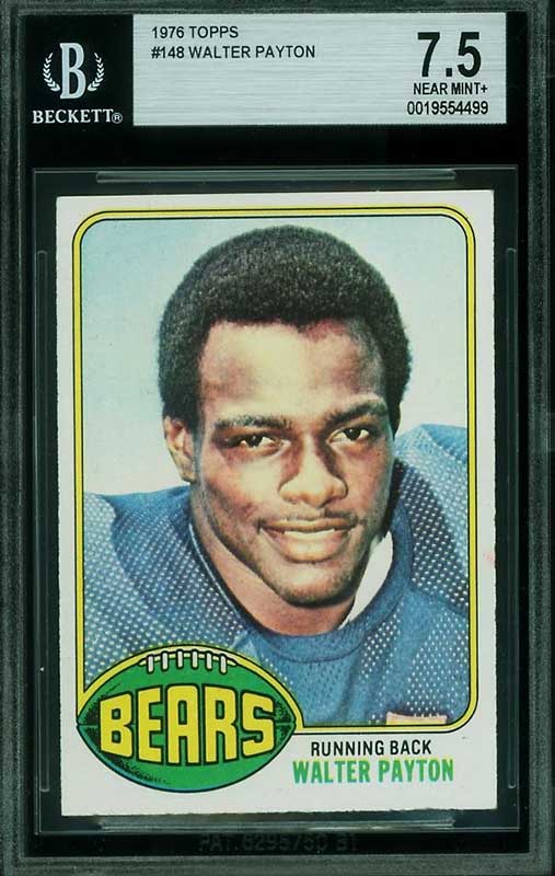 CertifiedLink 1976 Topps #148 Walter Payton