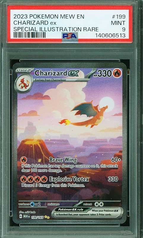 CertifiedLink 2023 Pokémon #199 Charizard, Special Illustration Rare