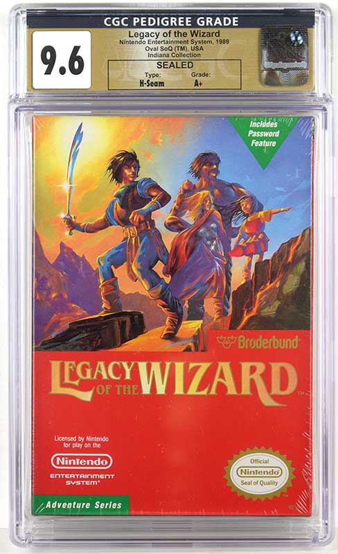 CertifiedLink Legacy of the Wizard (NES) game