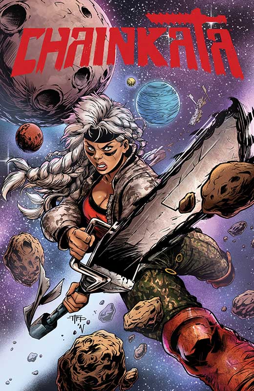 Chainkata #1 Black Saber Comics cover 2