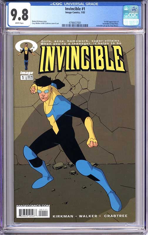 Comic sales on eBay Invincible #1