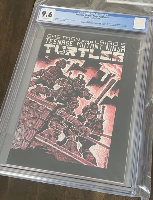 Comic sales on eBay Teenage Mutant Ninja Turtles #1