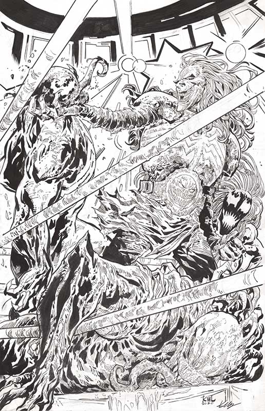 ComicLink Ken Lashley’s Venom #32 variant cover