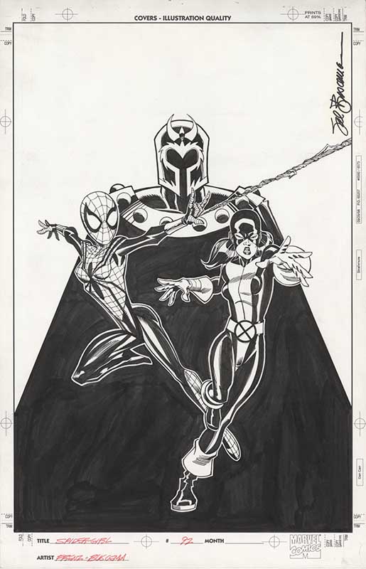 ComicLink Ron Frenz Spider-Girl #92 cover