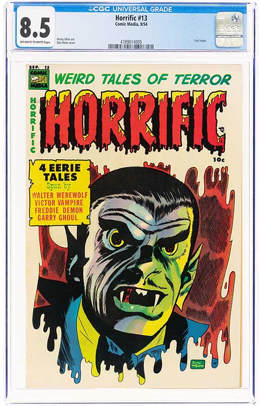 Heritage weekly auction Horrific #13