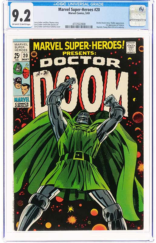 Heritage weekly auction Marvel Super-Heroes #20