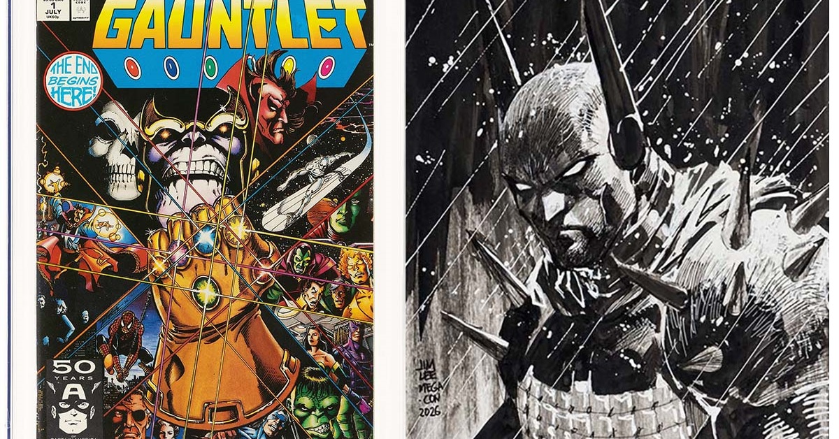 Heritage Weekly Auctions: Infinity Gauntlet #1, Jim Lee Art
