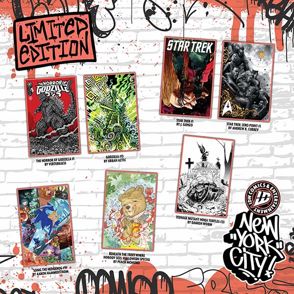 IDW at NYCC limited edition merchandise 1