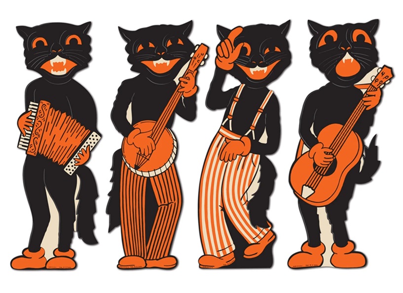 Inside the Guide Beistle cat band cutouts