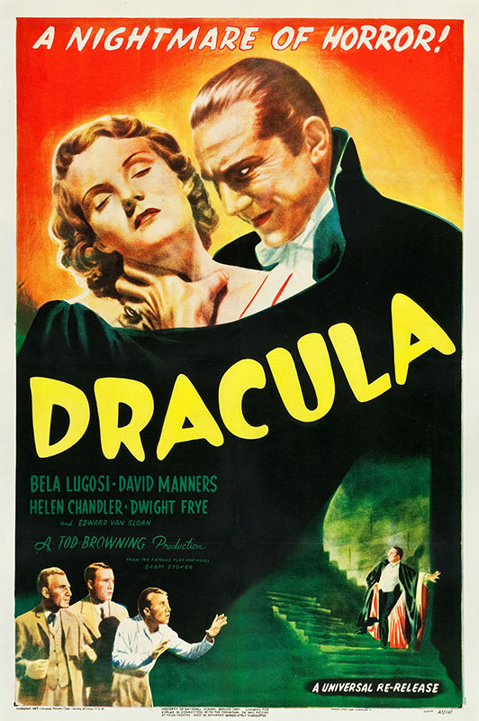Inside the Guide Dracula 1947 rerelease one-sheet