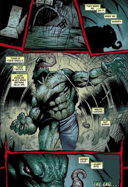 Killer Croc under the influence of a virus