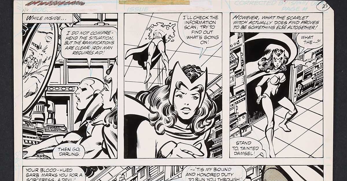 MyComicShop Previews Original Art Added to Website