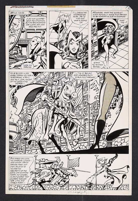 MyComicShop George Pérez and Dan Green’s Avengers #200 page