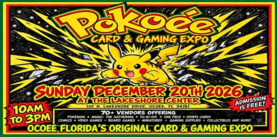 Pokée Card & Gaming Expo on December 20