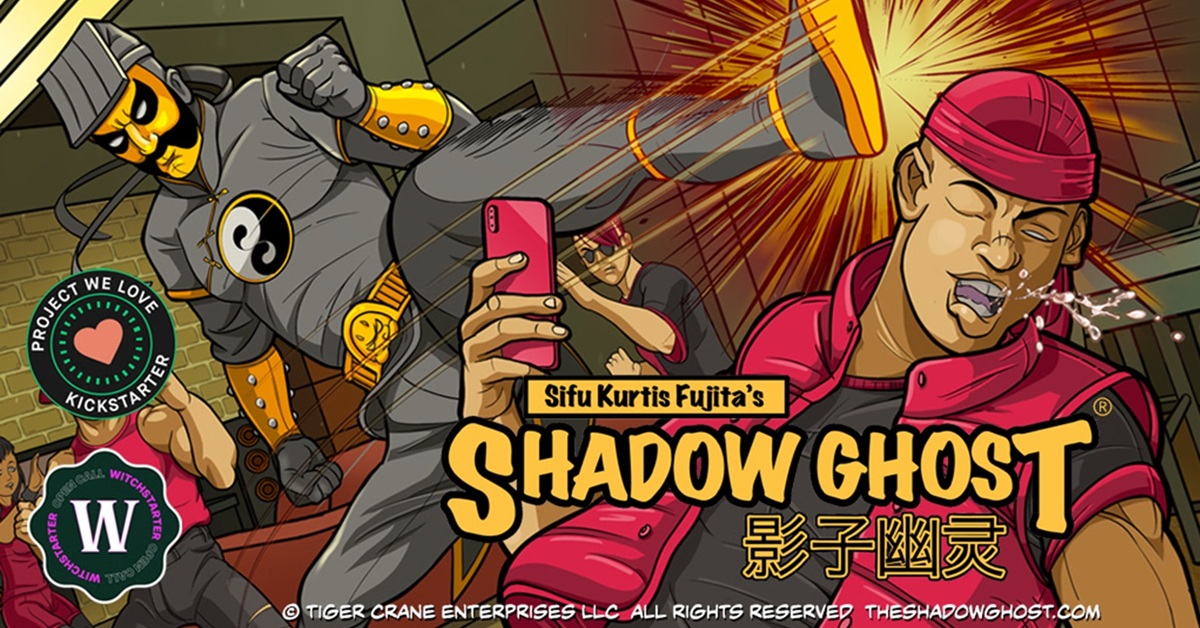 Shadow Ghost Kung Fu Comic by a Kung Fu Master