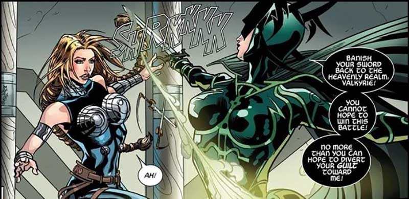 Valkyrior Brunnhilde vs. Hela