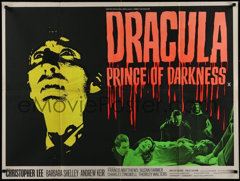 eMoviePostere Dracula Prince of Darkness British quad
